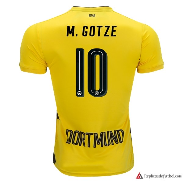 Camiseta Borussia Dortmund Primera equipación M Gotze 2017-2018